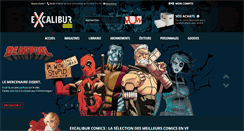 Desktop Screenshot of excalibur-comics.fr